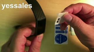 Hydrogel Screen Protector Installation for Fitbit yessales [upl. by Nagam]