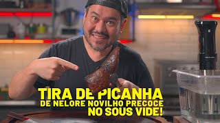 Tira de Picanha de Nelore Novilho Precoce no SOUS VIDE [upl. by Pendleton]