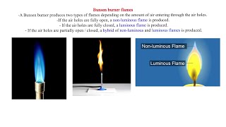 Bunsen burner flames [upl. by Naves]