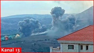 Israel targets southern Lebanon with heavy airstrikes [upl. by Paryavi640]