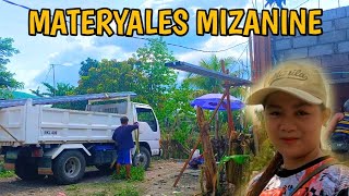 KUMPLETO NA ANG MATERYALES SA MIZZANINE SA BAHAY NILA BADETH [upl. by Lleynod30]