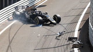 5 bizarre crashes of Grosjean [upl. by Enitsua]