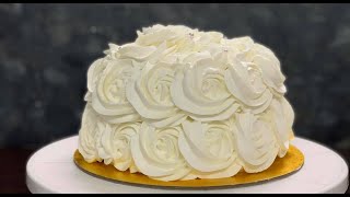 White Rosette Cake [upl. by Netram]