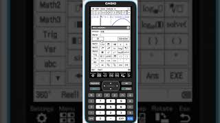 Integrale und Flächen im Grafik Fenster des Casio Classpad berechnen  Achtung Vorzeichen [upl. by Eyar]