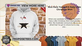 Nice Have Yourself A Harry Little Christmas Shirt [upl. by Jarrod]