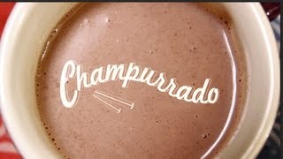 Champurrado Mexican Hot Chocolate  Thirsty For [upl. by Eilrebmik]