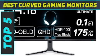 Top 5 Best Curved Gaming Monitors in 2024 [upl. by Nils486]