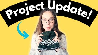 Knitting update and a NEW projectknittingpodcast [upl. by Kermit]