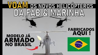 FABRICADOS no Brasil VOAM os NOVOS HELICÓPTEROS da FAB e MARINHA [upl. by Amelia]