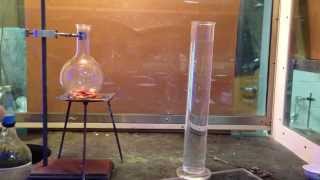 nitric acid and copper demo [upl. by Blane]