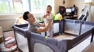 Review Cholena Foldable Baby Playpen with Gate A Safe and Spacious Play Area for Your Little One [upl. by Sivet]