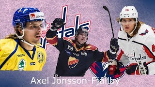 Axel JonssonFjällby  Washington Capitals Prospect Highlights [upl. by Aelyk]