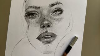 How to Draw a Realistic Nose and Lips with Pencils  StepbyStep Tutorial [upl. by Bastien630]