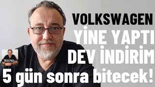 VOLKSWAGEN YİNE YAPTI Dev indirimler Kasımda da devam ediyor Volkswagen VW kampanya indirim [upl. by Colburn]