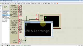 Atmega16 Tutorial 13MikroC UART Library [upl. by Eadwina187]