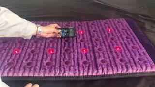 EMFs testing of Purple MediCrystal FIR PEMF Bio stimulation Amethyst Agate Midsize Mat [upl. by Moise]