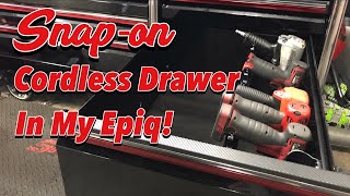 SNAPON Cordless Drawer Insert In A 68quot Epiq [upl. by Lorrayne]