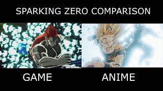 Movie Characters Side by Side Comparison Dragon Ball Sparking Zero  Anime [upl. by Heinrich]