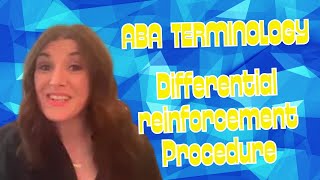 Test your ABA Terminology ➠ Identify the DifferentialReinforcement Procedure G14 [upl. by Rossen]