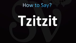 How to Pronounce Tzitzit correctly [upl. by Edina805]