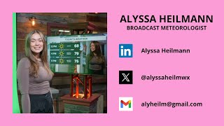 Alyssa Heilmann 2024 Weather Reel [upl. by Solraced]