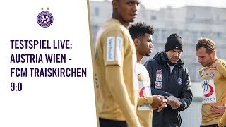 TESTSPIEL LIVE Austria Wien  FCM Traiskirchen 90 [upl. by Idnym867]