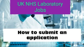 Uk laboratory jobsHow to fill an application for Medical Lab Assistant  Sponsorshipin English [upl. by Ontine838]