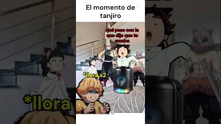 El momento de Tanjiro tanjiro zenitsu nezuko demonslayer kimesutnoyaiba humor [upl. by Caassi]