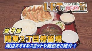 【宇都宮市】LRTで宇都宮旅 ライトライン情報局「第９回 陽東３丁目停留場」 [upl. by Ahsikad]