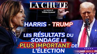 Harris  Trump  les RÉSULTATS du sondage le plus IMPORTANT de lélection  La Chute [upl. by Urias]