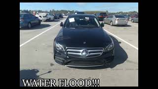 WATER FLOOD WDDZF4JB5JA460558 MERCEDES BENZ E CLASS 2018 online video cutter com [upl. by Helena]