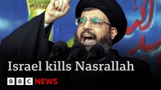 Nasrallah Assassination How Israel tracked down and killed Hezbollah leader  BBC News [upl. by Blaseio]