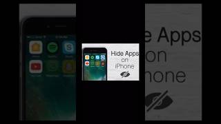 How To HideUnhide AppsGames On iPhone🤔 shorts [upl. by Haila]