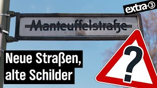 Realer Irrsinn Stille Straßenumbenennung in Berlin  extra 3  NDR [upl. by Boak520]