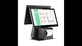 All in one pos terminal with built in 58mm80mm printer for retail [upl. by Domela921]