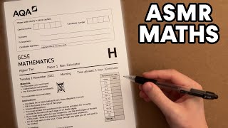 ASMR I Sat a GCSE Maths Exam [upl. by Lemaj]