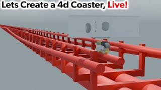 QampA  Creating a 4D Roller Coaster in Blender Live [upl. by Kluge]