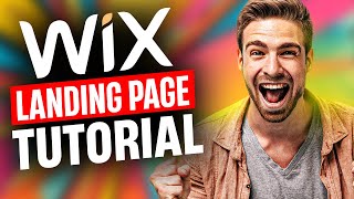 Wix Landing Page Tutorial  Make A High Converting Landing Page On Wix 2024 [upl. by Iris]