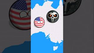 AI ATTACK ON INDIA AND PAKISTAN 😱😱 countryballs indiancountryball mapanimation viral shortfeed [upl. by Adnohsak187]