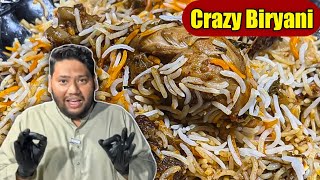 Chicken Biryani Banane Ka Sabse Asan Tarika  Crazy Biryani recipe [upl. by Shurlock]