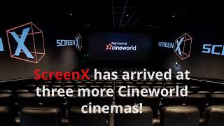 ScreenX has arrived in three more Cineworld Cinemas [upl. by Ramyaj148]