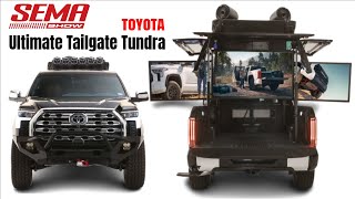 SEMA 2024 Toyota Ultimate Tailgate Tundra Studio [upl. by Cleodel70]