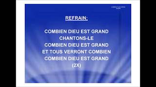 COMBIEN DIEU EST GRAND  Stéphane Quéry [upl. by Bac219]