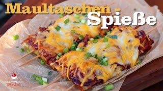 MaultaschenSpieße  ein genialer Snack [upl. by Dagall]