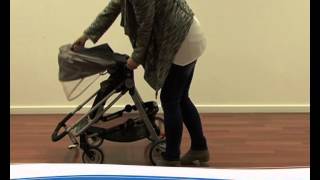 Steelcraft Spree Stroller How To Fold and Unfold step by step instructions [upl. by Nawak]