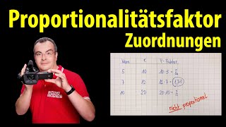 Proportionalitätsfaktor  Zuordnungen einfach erklärt  Lehrerschmidt [upl. by Darrill]