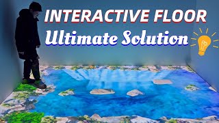 Ultimate 3D Interactive Floor Projection Mapping Tutorial Create Art Hologram Projector Tile Floors [upl. by Connelley307]