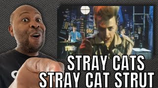 First Time Hearing  Stray Cats  Stray Cats Strut Reaction [upl. by Nellir]