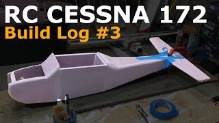 Cessna 172 Skyhawk RC airplane  Build Update PART 3 [upl. by Findlay]