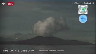 TAAL VOLCANO UPDATE  NOVEMBER 15 2024 [upl. by Roydd603]